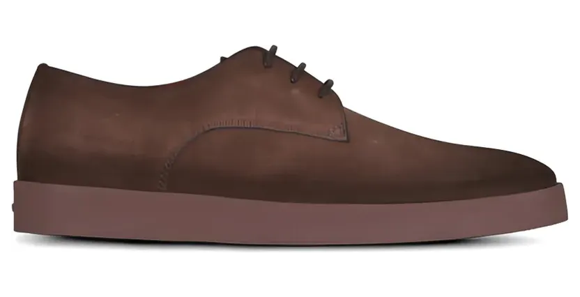 Santoni Schnürschuhe aus Wildleder – Braun (DILATECGEXS50)
