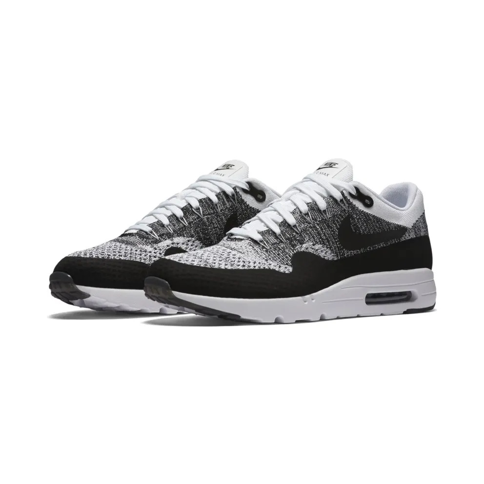 Nike Air Max 1 Ultra Fkynit White Black White/Black (843384-100)
