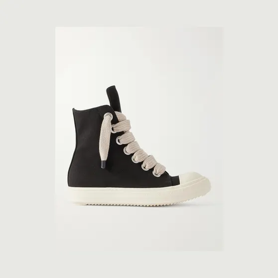 Drkshdw By Rick Owens Jumbolace Denim Sneakers Black (DU02F6818)