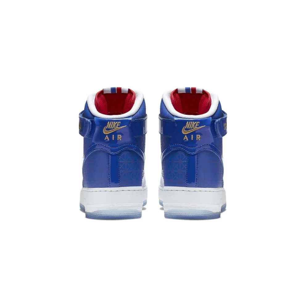Nike Air Force 1 High Detroit Pistons NBA Finals Game Royal/Game Royal/White (CI9880-400)