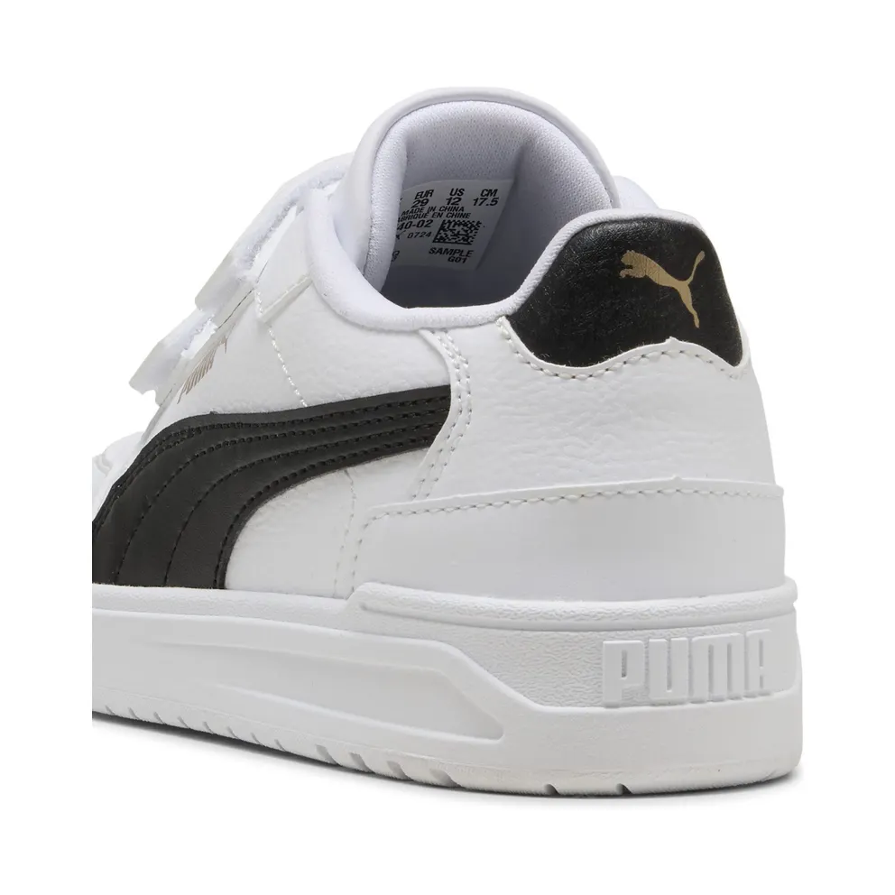Puma Shuffle Downtown “Puma White / Puma Black / Puma Gold” (403740_02)