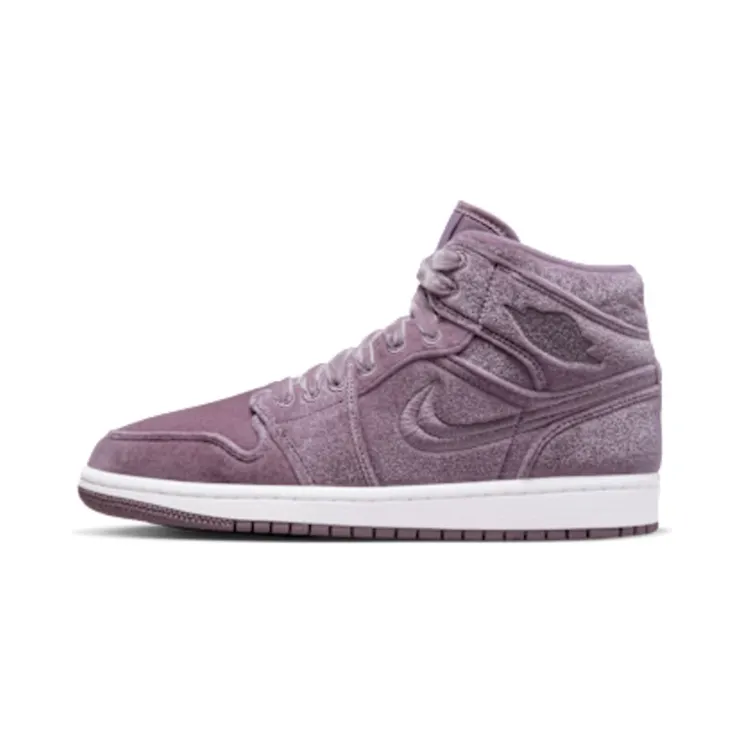 Air Jordan 1 Mid Purple Velvet “Purple Smoke / White” (DQ8397-500)