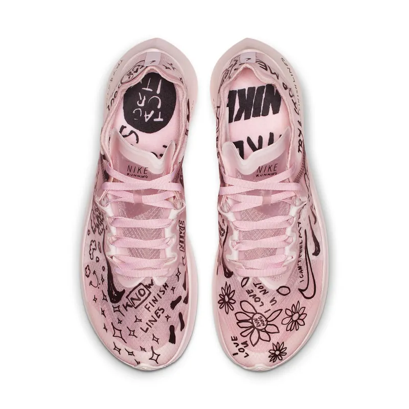 Nike Zoom Fly SP Fast Nathan Bell White/Pink Foam-Black (AT5242-100)