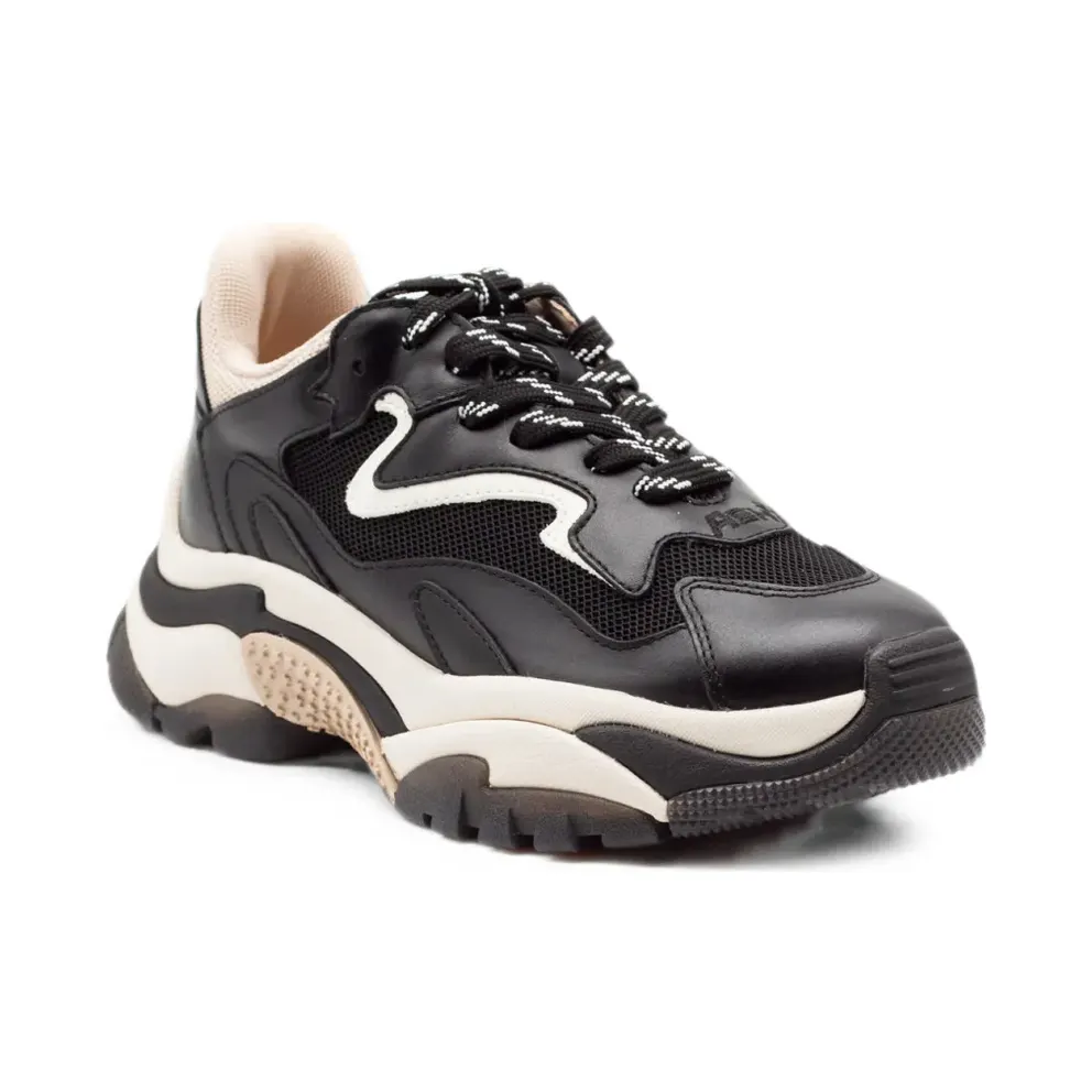 Ash Addict 03 Sneakers mit Einsätzen – Schwarz (ADDICT03BLACKEGGNU)