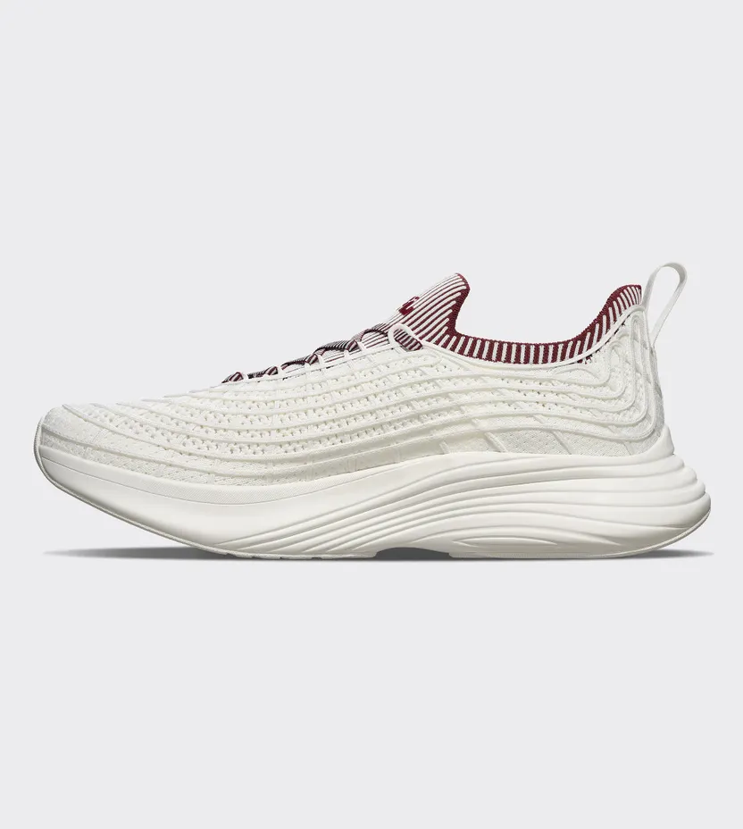 APL TechLoom Zipline “Ivory/Burgundy/Ribbed” (Dames) (2)