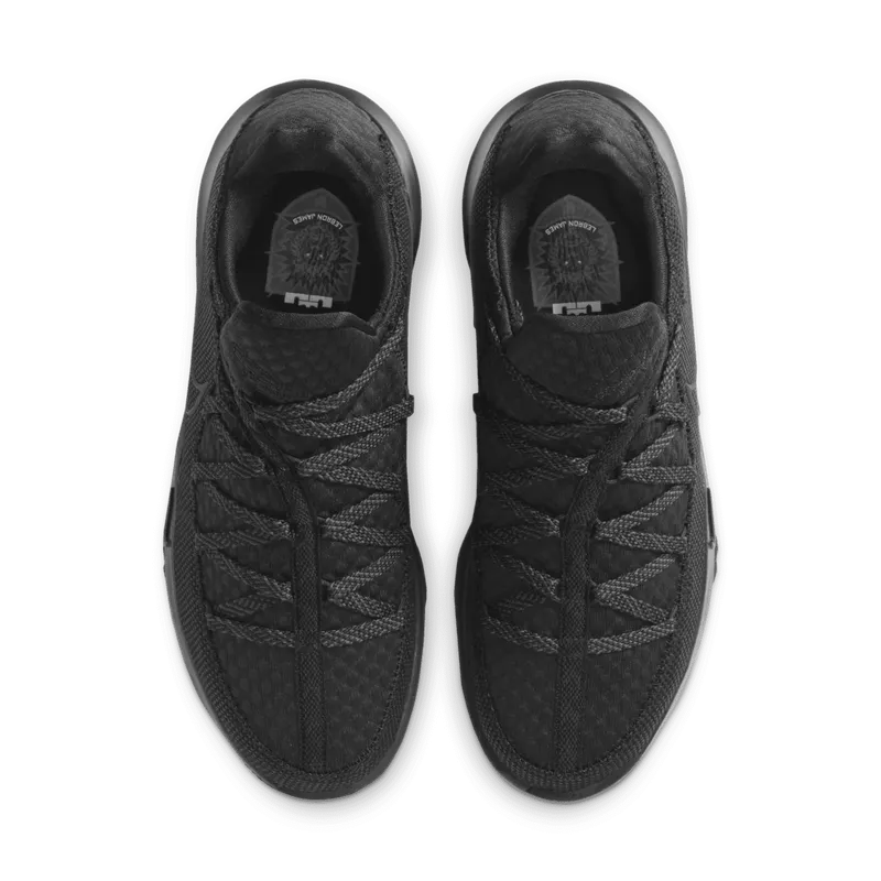 Nike LeBron 17 Low Triple Black Black/Black-Dark Grey-Black (CD5007-003)