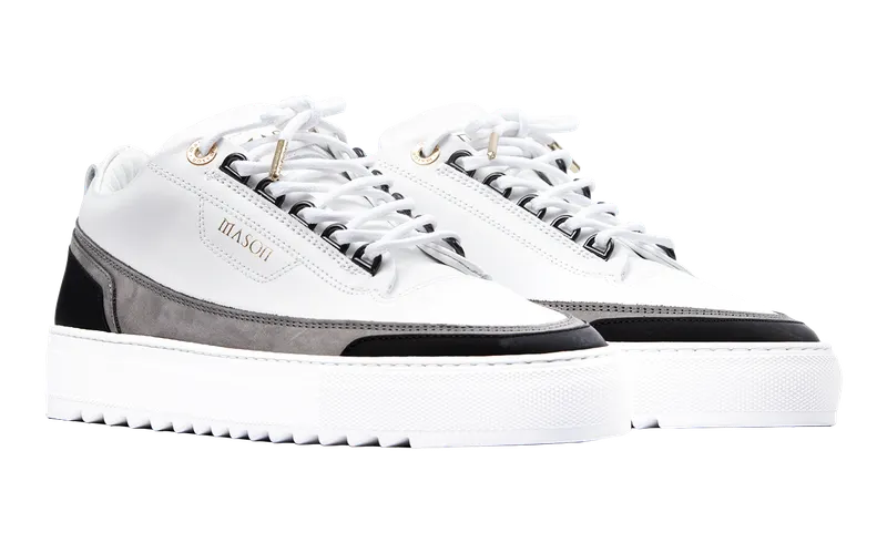 Mason Garments Firenze Leather / Nubuck White (FW19-15D-1)