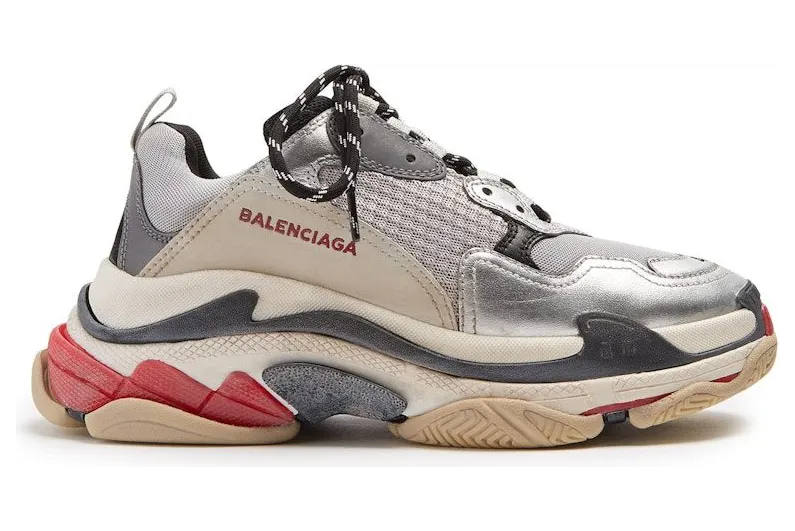 Balenciaga Triple S Silver Red (490672 W09O3-1081)