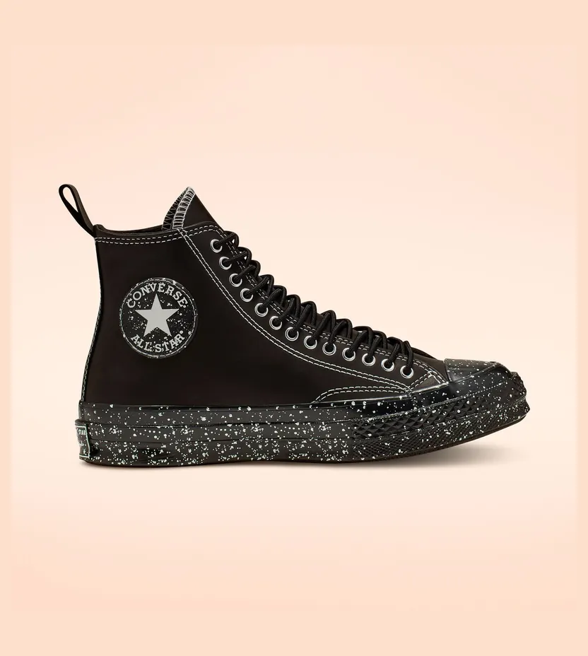 Converse Unisex Soho Survivor Chuck 70 High Top Black/black/white (166280C)