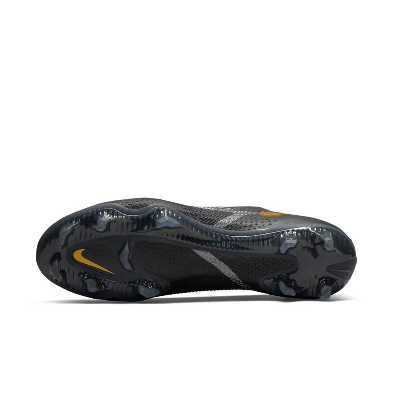 Nike Phantom GT2 Elite FG Black Metallic Dark Grey Metallic Gold (CZ9890-007)