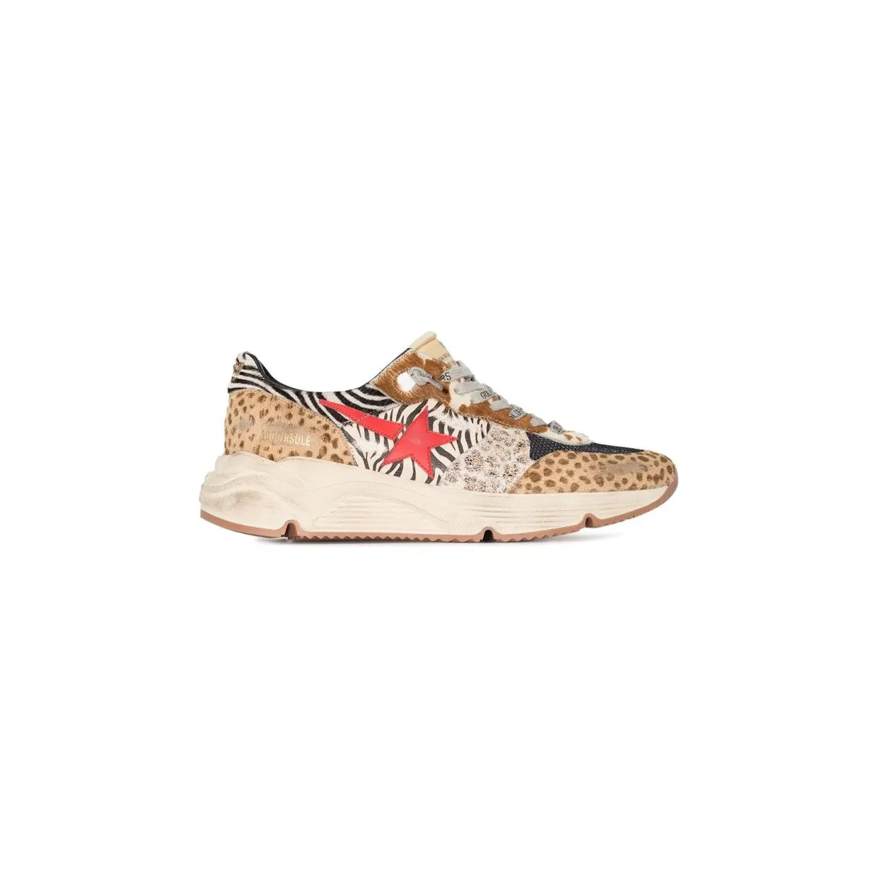 Golden Goose Running Sole Safari Print Multi (GMF00276F00256380100)