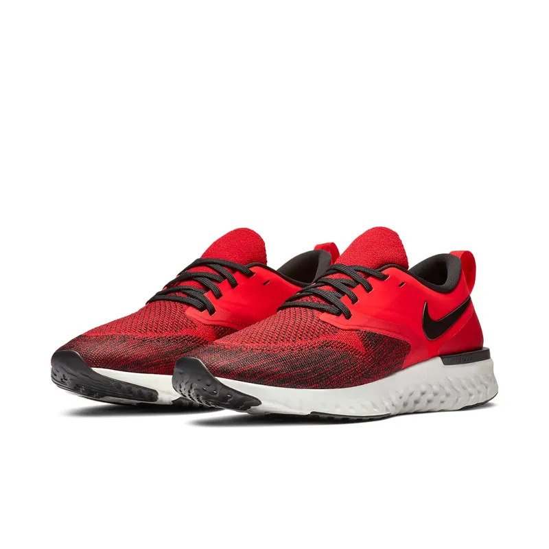 Nike Odyssey React Flyknit 2 Red Orbit Red Orbit Black Off White Metallic Gold (AH1015-600)