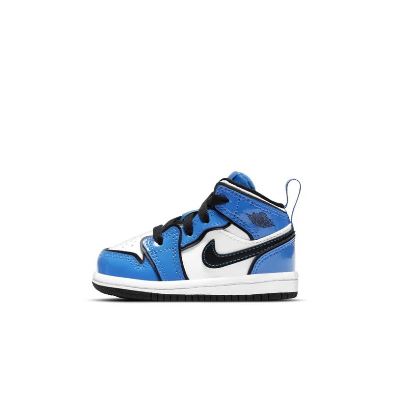Jordan 1 Mid Signal Blue (TD) Signal Blue/White-Black (BQ6933-402)