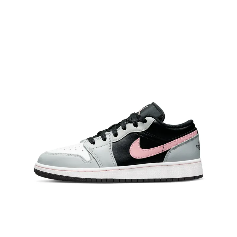 Jordan 1 Low Black Grey Pink (GS) (553560-062)