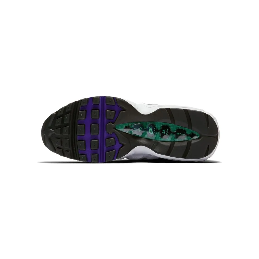 Nike Air Max 95 Grape 2018 (W) White/Court Purple-Emerald Green (307960-109)