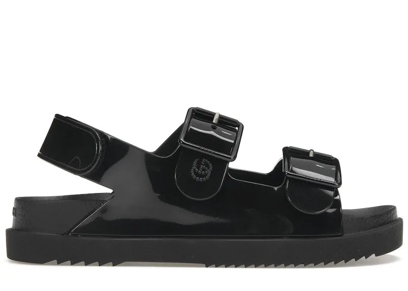 Gucci Mini Double G Sandal Black Rubber (660243 J8700 1000)