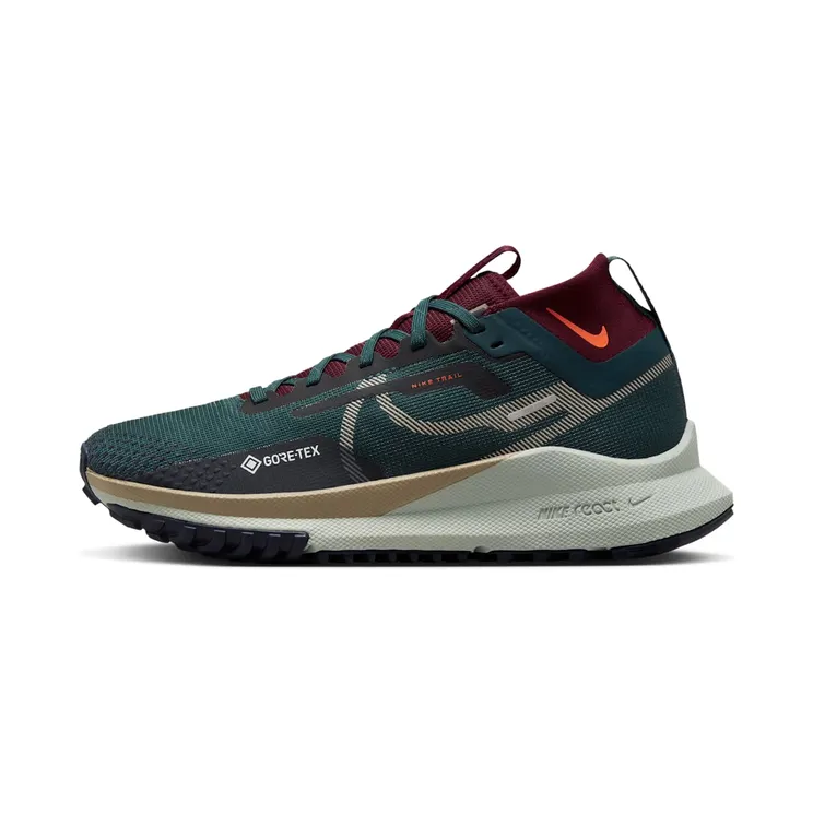 Nike React Pegasus Trail 4 Gore-Tex “Deep Jungle / Night Maroon / Ashen Slate / Khaki” (DJ7929-302)