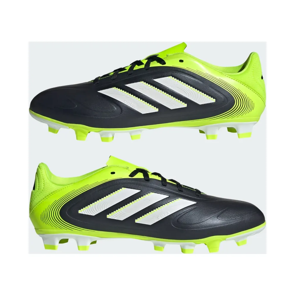 adidas Copa Pure 3 Club Firm/multi-ground Boots “Core Black / Cloud White / Lucid Lemon” (JR2896)