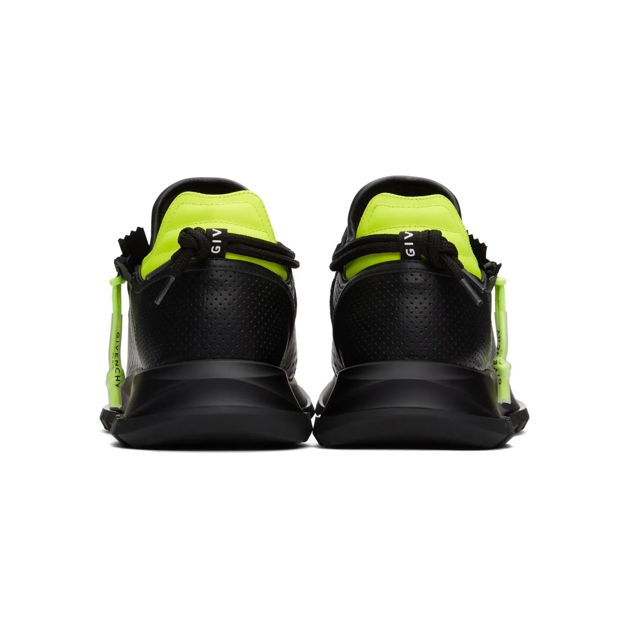 Givenchy Black & Yellow Spectre Zip Sneakers (BH003MH153) (4)