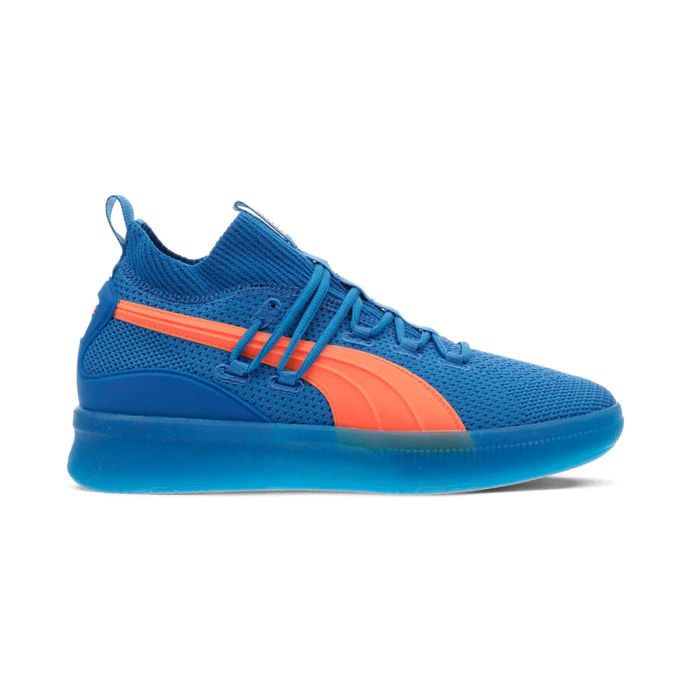 Puma Clyde Court City Pack New York Knicks Strong Blue/Shocking Orange (191712-01)