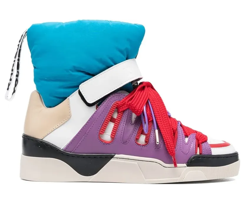 Khrisjoy Gesteppte High-Top-Sneakers “Blue” (DFPW400NYLTH)