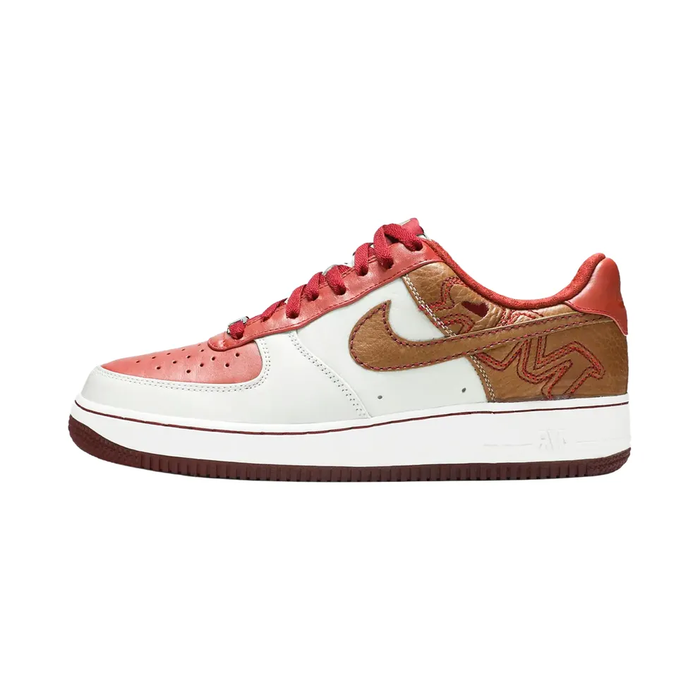 Nike Air Force 1 Premium 07 “White/Pinenut/Terra Cotta/Team Red” (315180-121)
