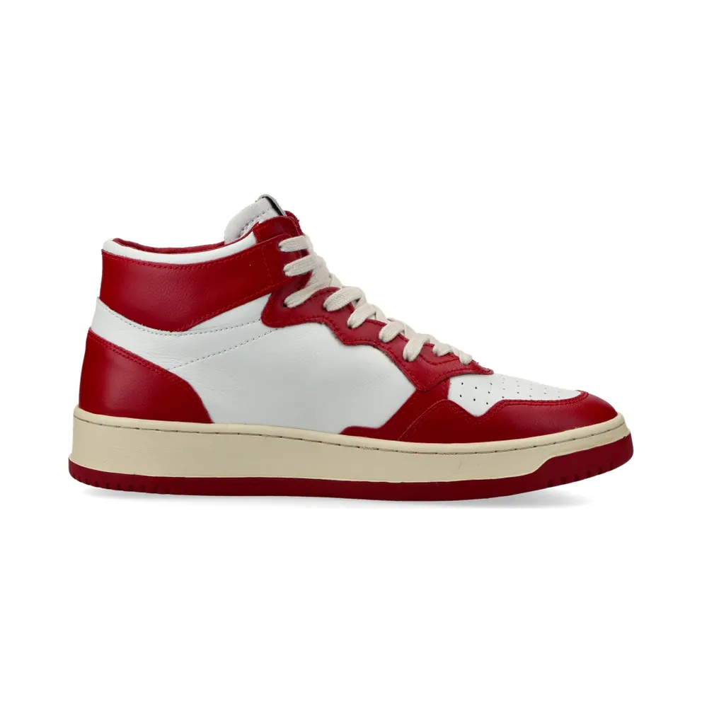 Autry Medalist Mid (White / rot) – AUMMWB02