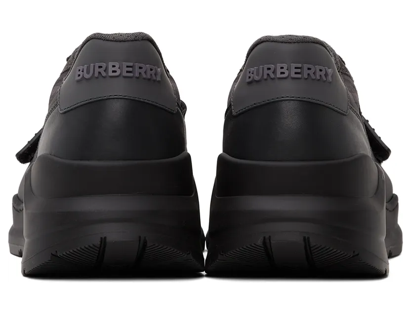 Burberry Grey Vintage Check Sneakers (8042200) (4)
