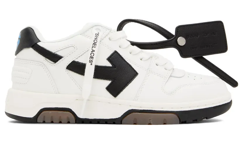 Off-White White & Black Out Of Office Sneakers (OWIA259C99LEA0010110)