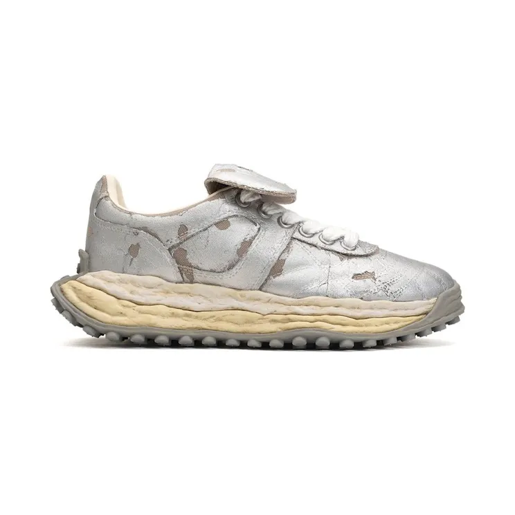 Maison Mihara Yasuhiro Scott OG Sole Film Attached Canvas Low Silver (A15FW705-SIL)