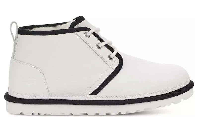 UGG Neumel Leather Boot White Black (1133777-WBLT)