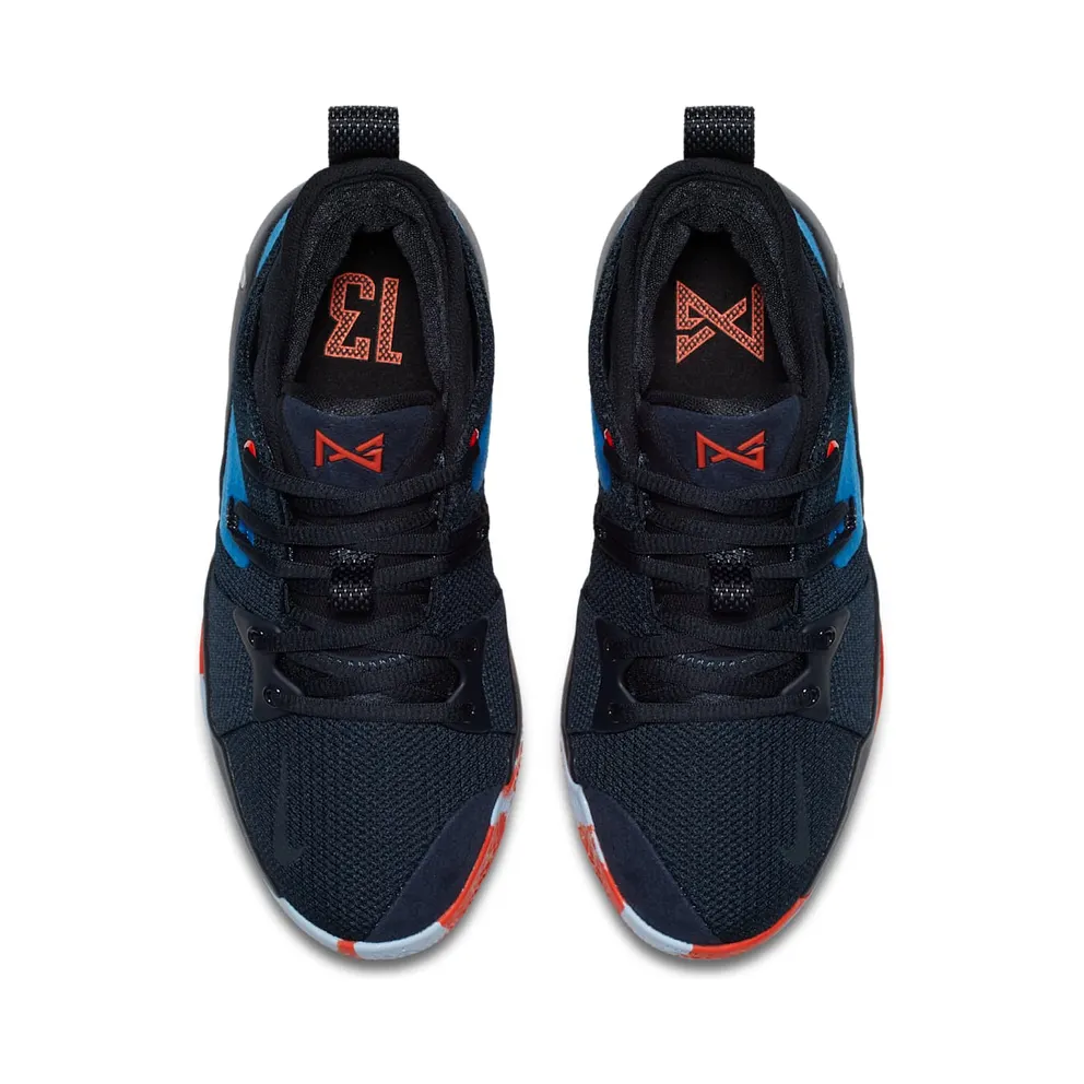 Nike PG 2 Home (GS) Dark Obsidian/Navy-Kinetic Green (943820-400)