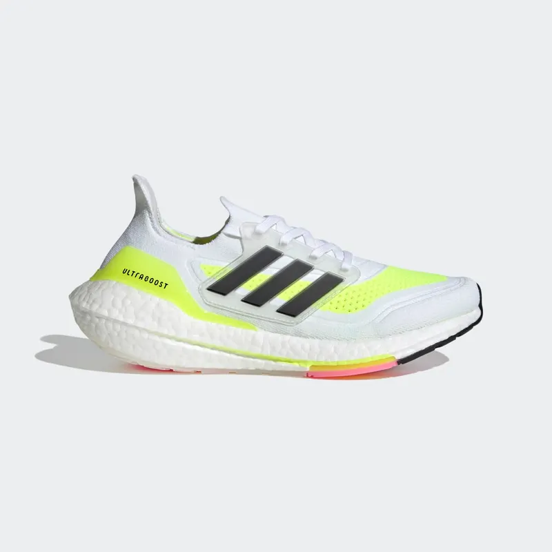 Adidas UltraBoost 21 ‘White Solar Yellow’ Cloud White/Core Black/Solar Yellow (FY0401)