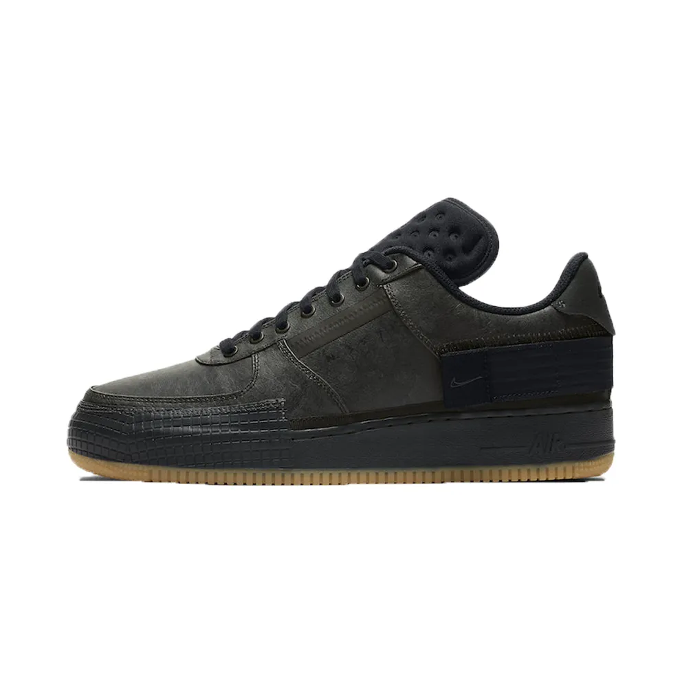 Nike Air Force 1 Type Black Gum Black/Anthracite-Dark Obsidian-Gum Medium Brown (CJ1281-001)