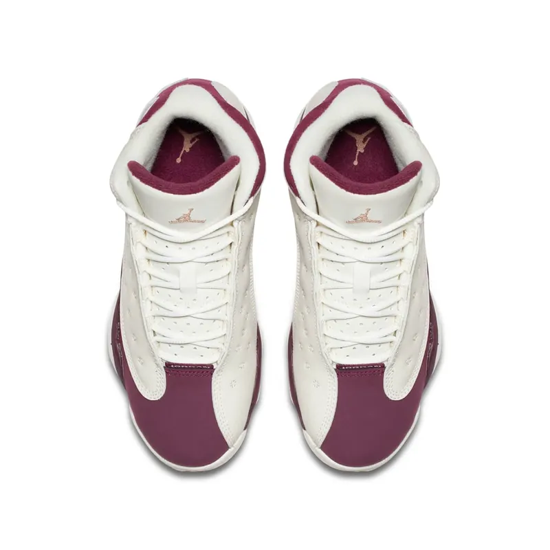 Jordan 13 Retro Bordeaux (GS) Sail/Metallic Red Bronze-Bordeaux (439358-112)