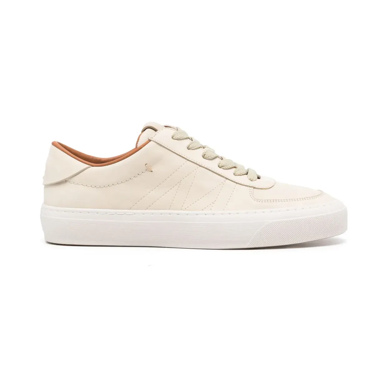 Moncler Monclub leren sneakers – Beige (K109A4M00230M6826)
