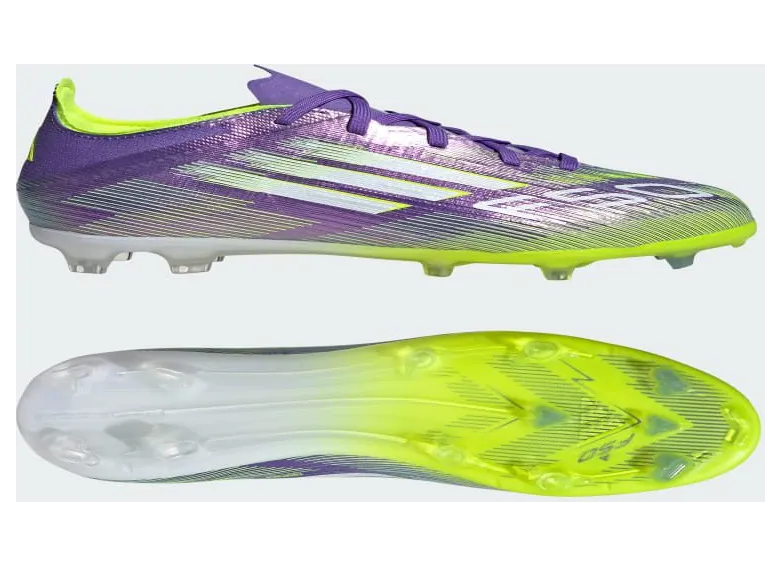 adidas F50 Elite FG Purple Rush Cloud White Lucid Lemon (JH7714)