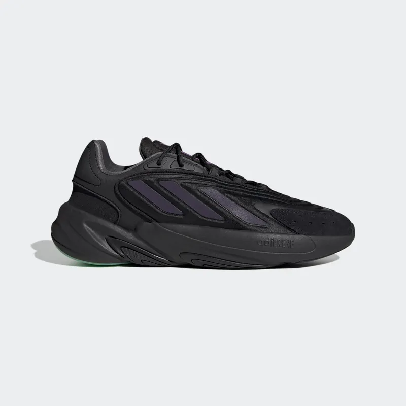 Adidas Ozelia Core Black / Collegiate Purple / Screaming Green (HR1171)