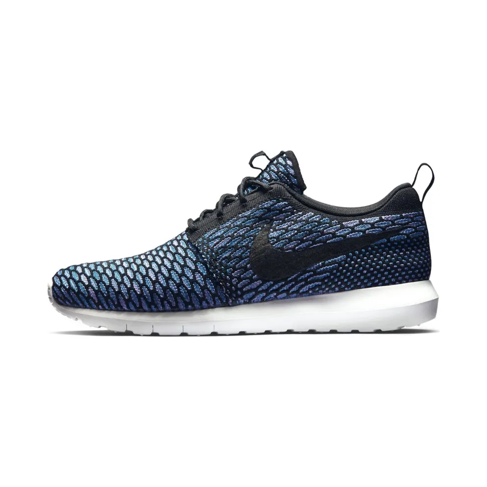 Nike Roshe Run Flyknit Neo Turquoise Black/Black Neo Turquoise (677243-002)