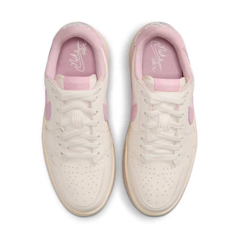 Jordan 1 Low Triple Stack Womens “Pale Ivory Iced Carmine” (HV8288-101)