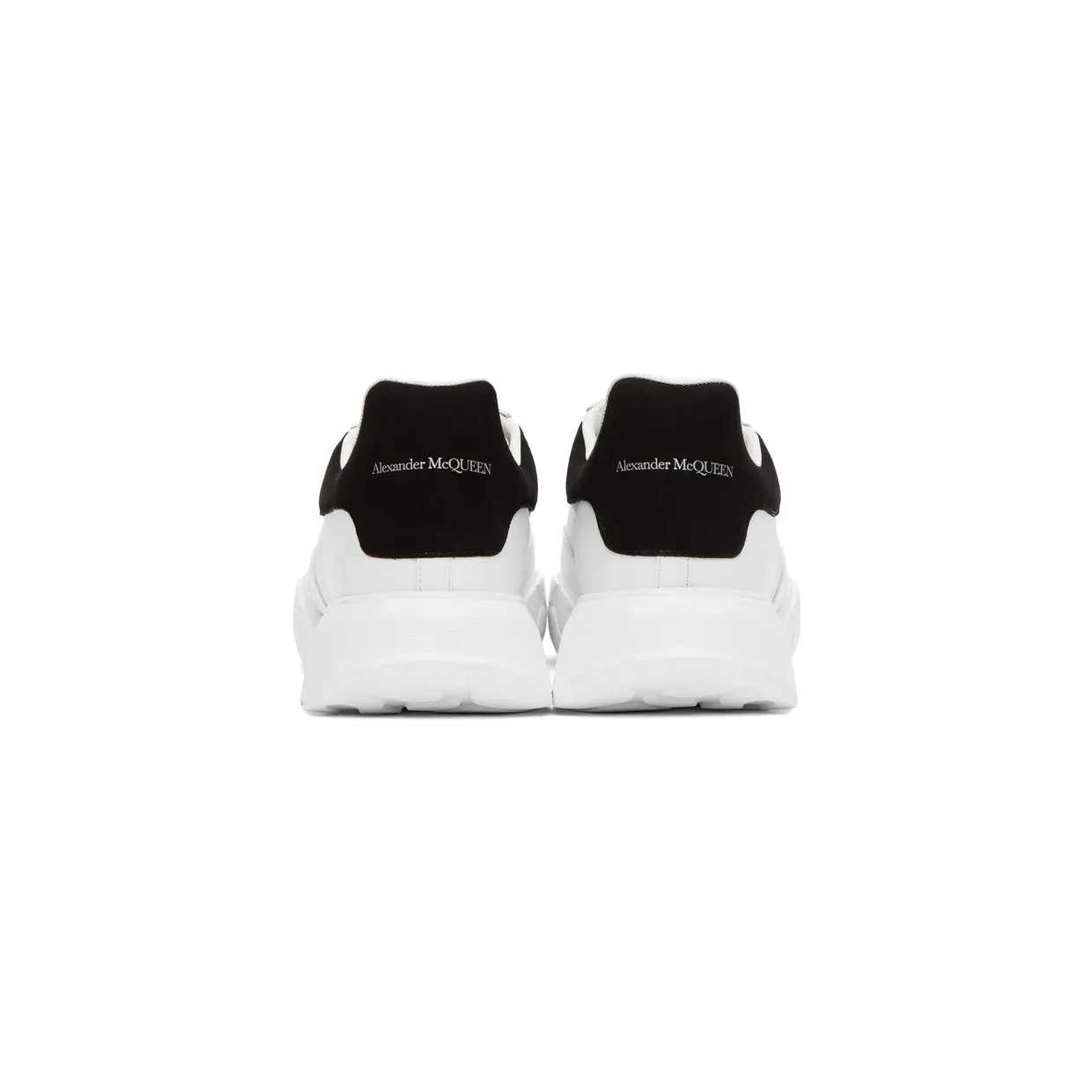 Alexander McQueen White & Blue Low Sneakers (634619WHZ96) (4)