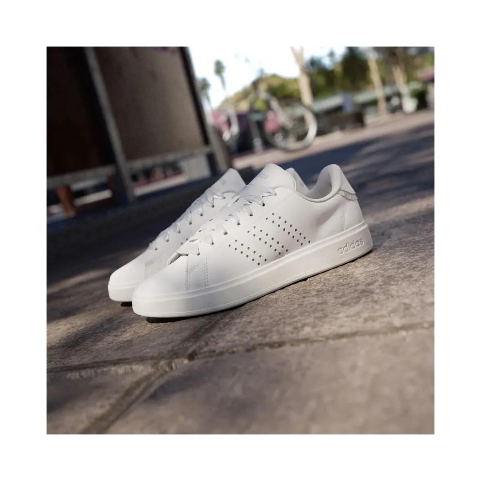 Adidas ADVANTAGE 2.0 Shoes Core White / Core White / Cyber Metallic (KJ2120)
