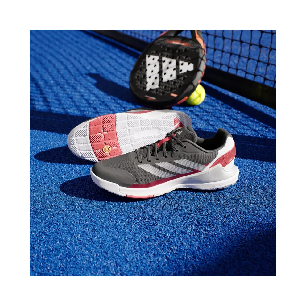 Adidas Crazyquick Padel Core Black / Silver Metallic / Lucid Red (JP9591)