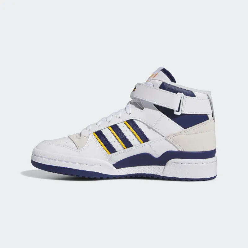 Adidas Forum Mid Cloud White / Dark Blue / Crew Yellow (IE7416)
