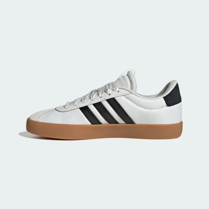 adidas VL Court 3.0 Core White Core Black Gold Metallic (JR8674)