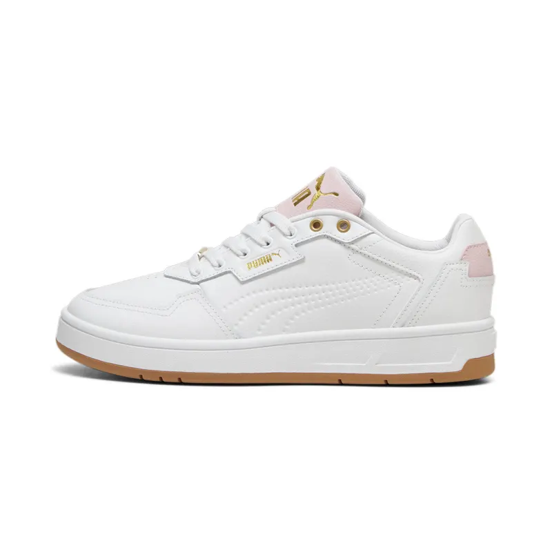 Puma Court Lux “Puma White / Mauve Mist / Puma Gold” (395019_09)