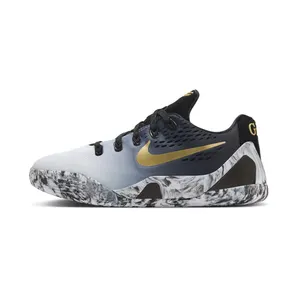 Nike Kobe 9 Low EM GS Mambacita “Black / White / Metallic Gold” (FV3607-002)