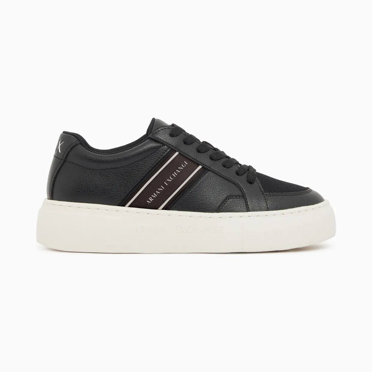 Armani Low Cut Sneakers With Mesh And Mini-Tumbled Finish (XW003066-AF27076-UC001)