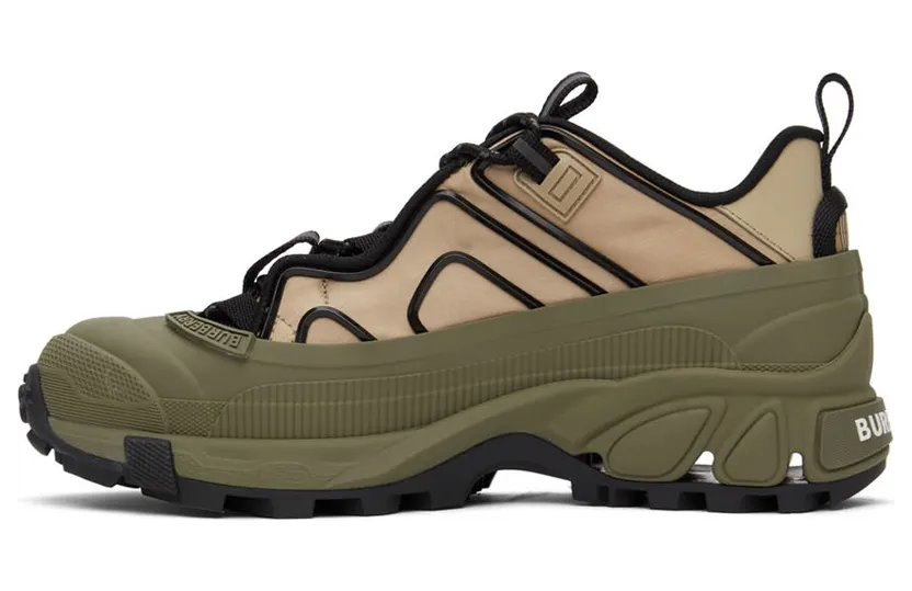 Burberry Beige & Khaki Technical Arthur Sneakers (8045285) (3)