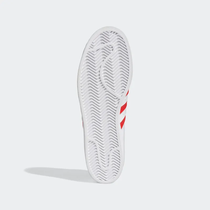 Adidas SUPERSTAR SHOES Cloud White / Vivid Red / Cloud White (GZ3741)